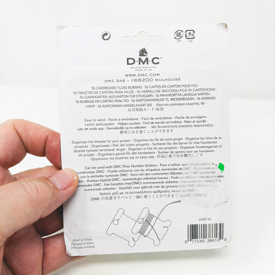 DMC Floss Bobbins 56 ct