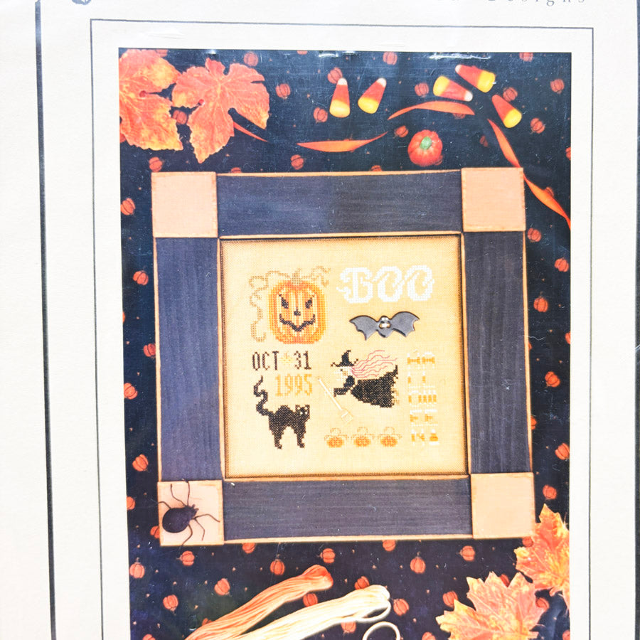 The Halloween Spot Sampler with Buttons – The Drawn Thread Cross Stitch Pattern
