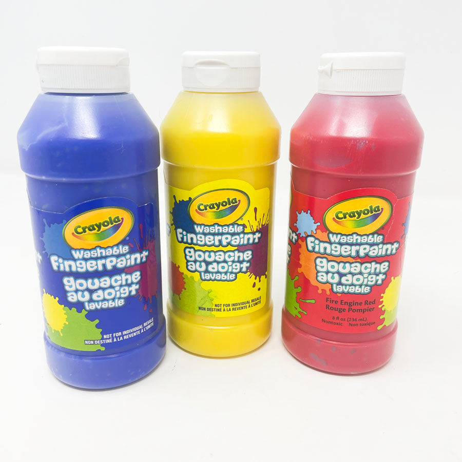 Crayola 3ct Washable Fingerpaints (Set)