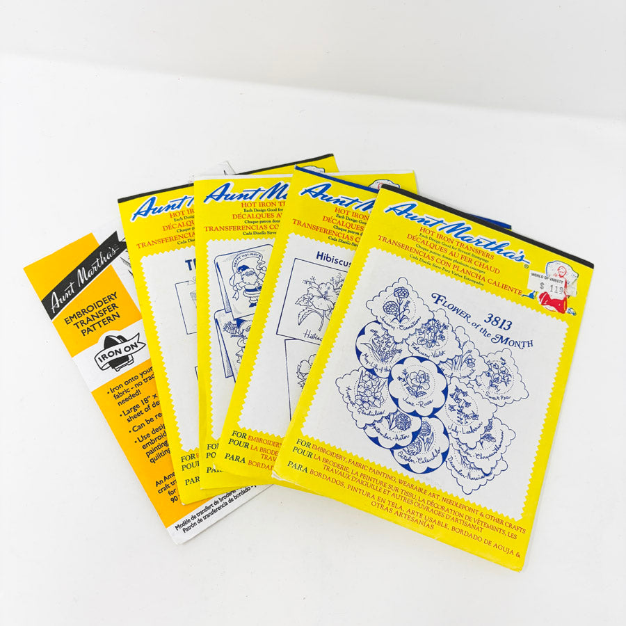 Aunt Martha's Hot-Iron Transfers Packs (1)