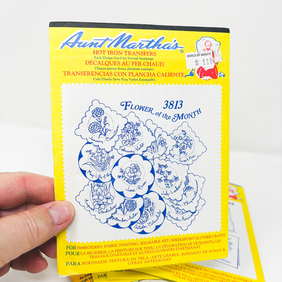 Aunt Martha's Hot-Iron Transfers Packs (1)