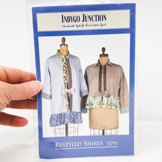 2007 Indygo Junction IJ795 Sewing Pattern - Restyled Shirts