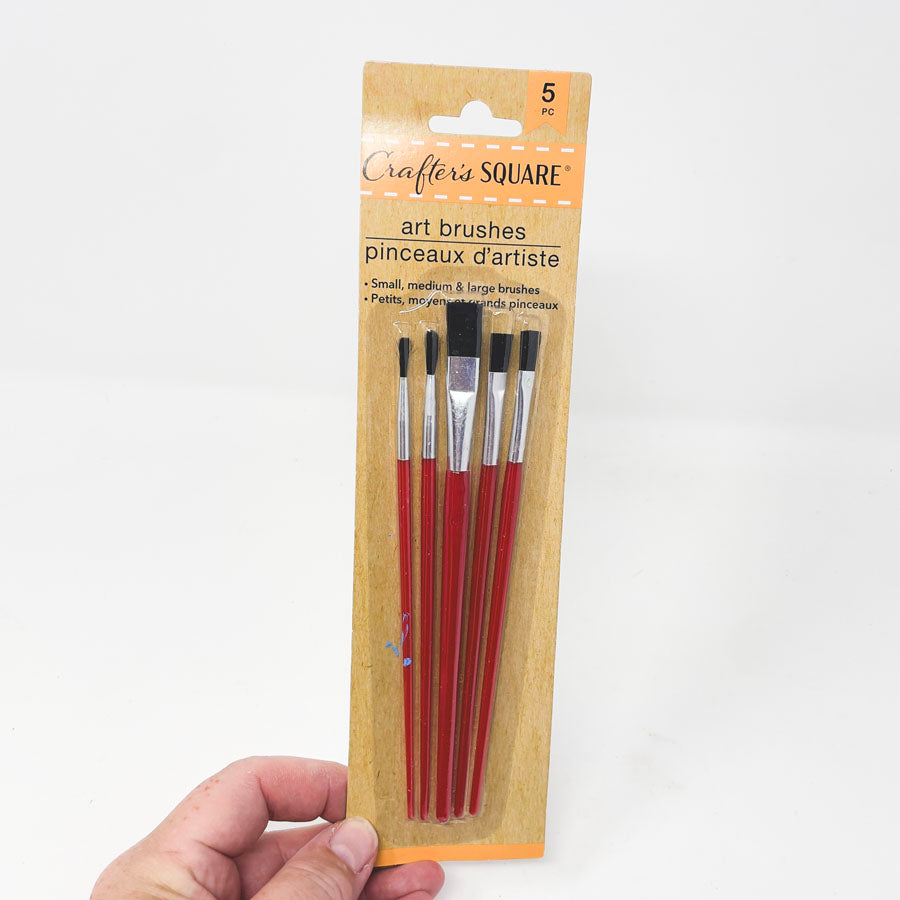 Crafter's Square Paint Brushes (5)