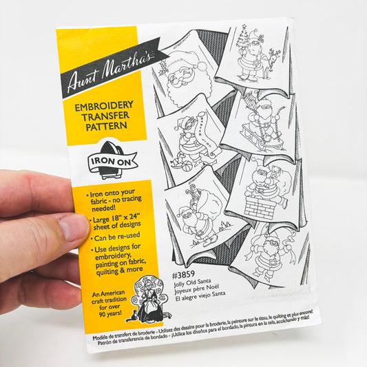 #3859 Aunt Martha's Embroidery Transfer Pattern