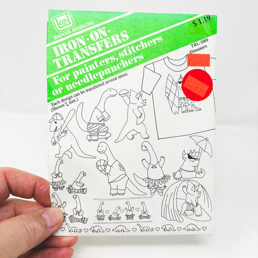 Banar Designs Iron On Transfers TRL-1009 Dinosaurs