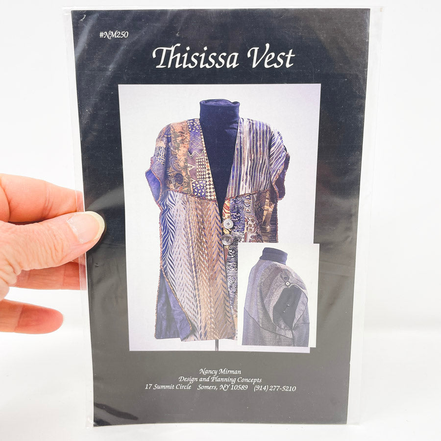 1996 Thisissa Vest Sewing Pattern - 4-22