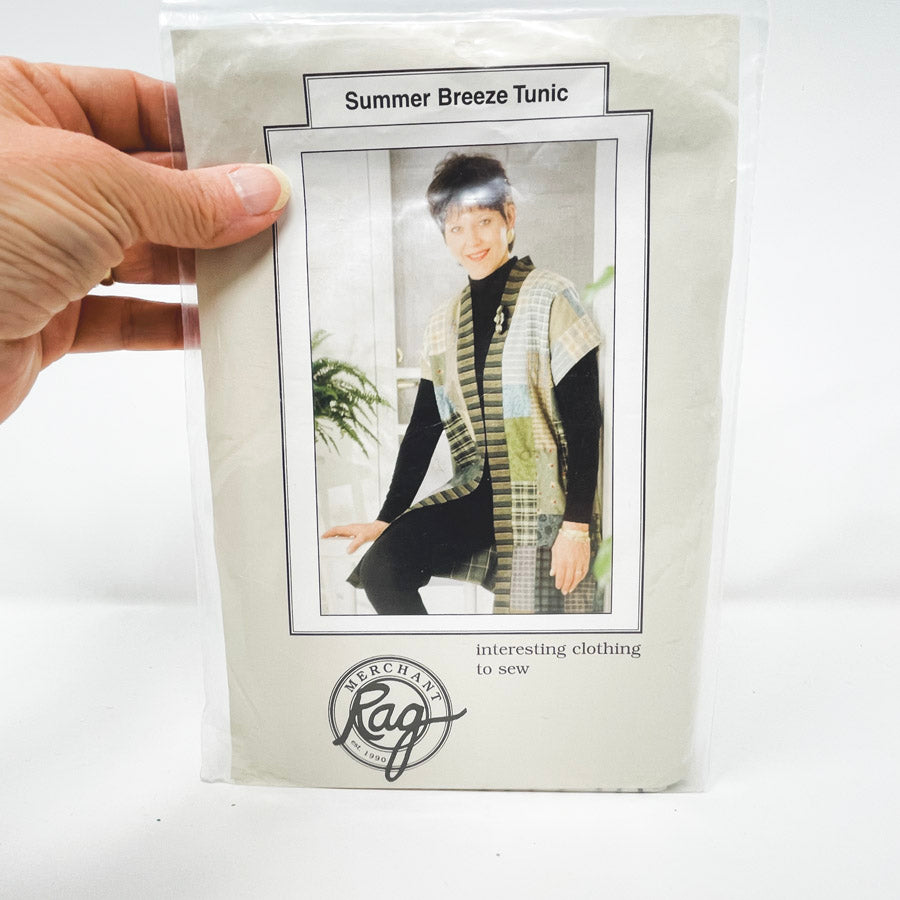 1997 Rag Merchant Sewing Pattern - Summer Breeze Tunic - 6-22