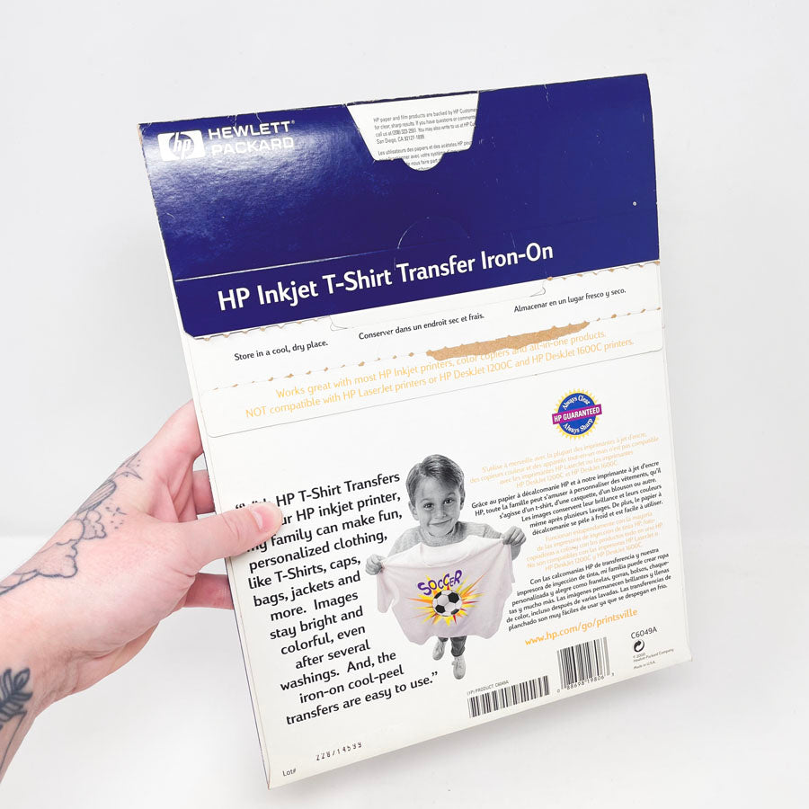HP Inkjet T-Shirt Transfer Iron-On Sheets