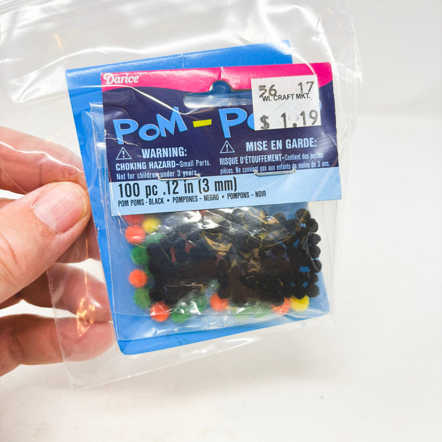 Two Bags of Mini Pom Poms