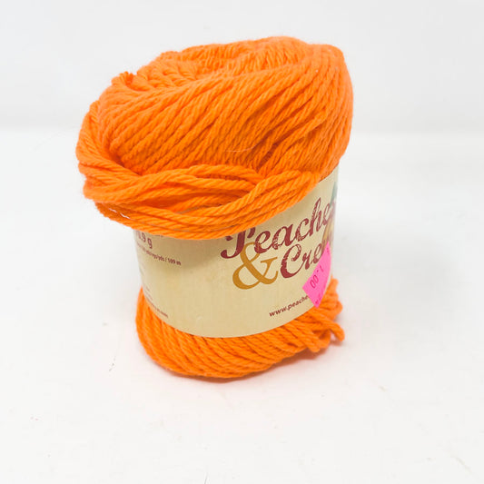 Peaches & Cream Yarn - Bright Orange