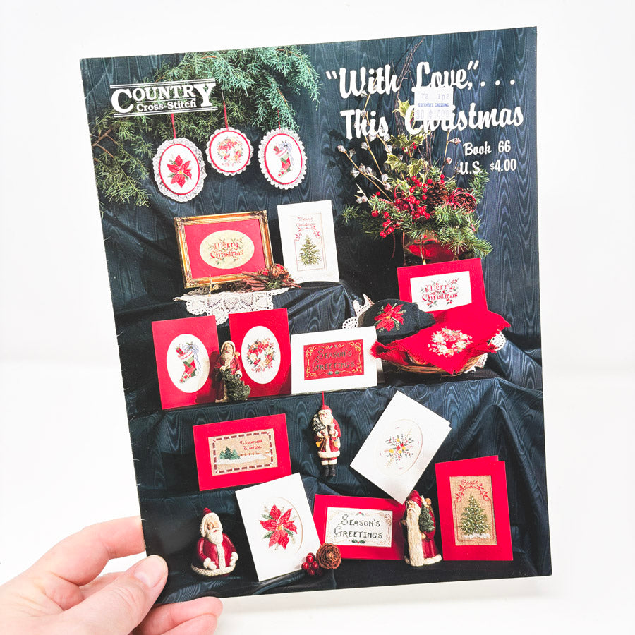 Country Cross Stitch- "With Love",.... This Christmas