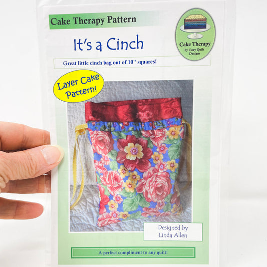It's a Cinch Bag Sewing Pattern by Cake Therapy