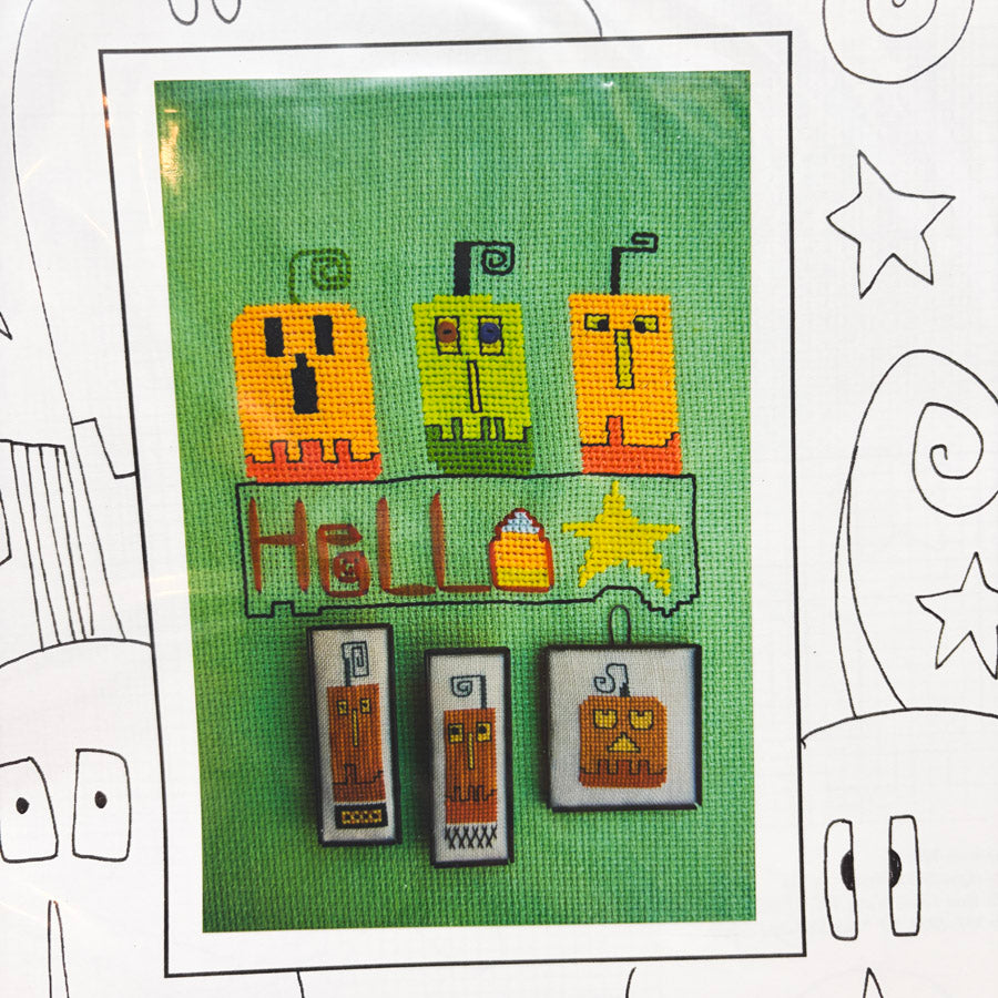 Pumpkin's A-Glow Cross Stitch Pattern