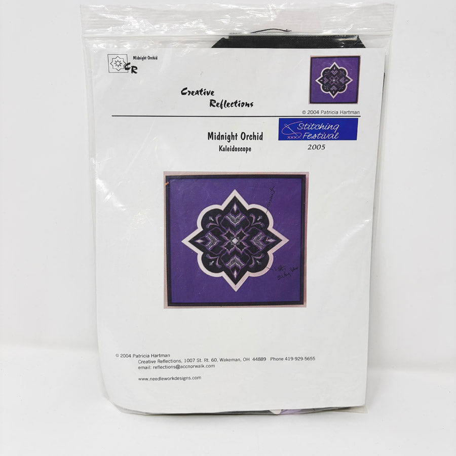 Midnight Orchid Kaleidoscope Needlework Kit