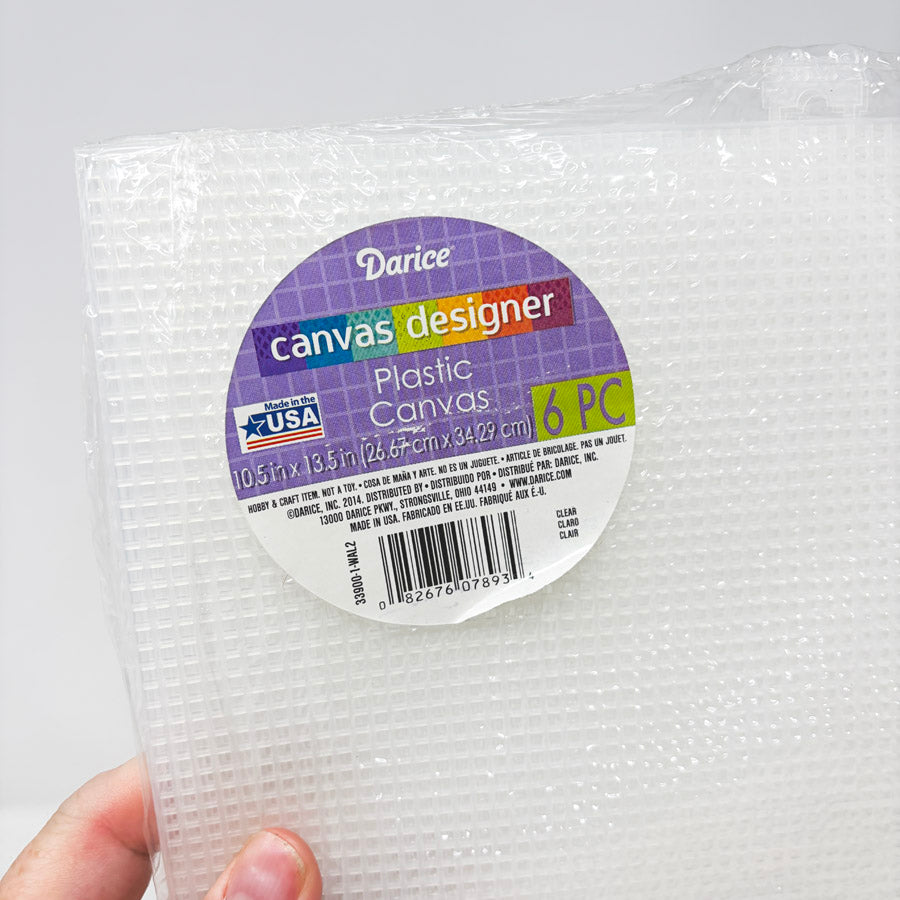 Darice Plastic Canvas 10-1/2" x 13-1/2" - Pack of 6