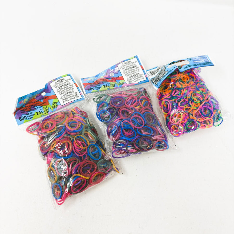 Multicolor Rainbow Loom Band Pack