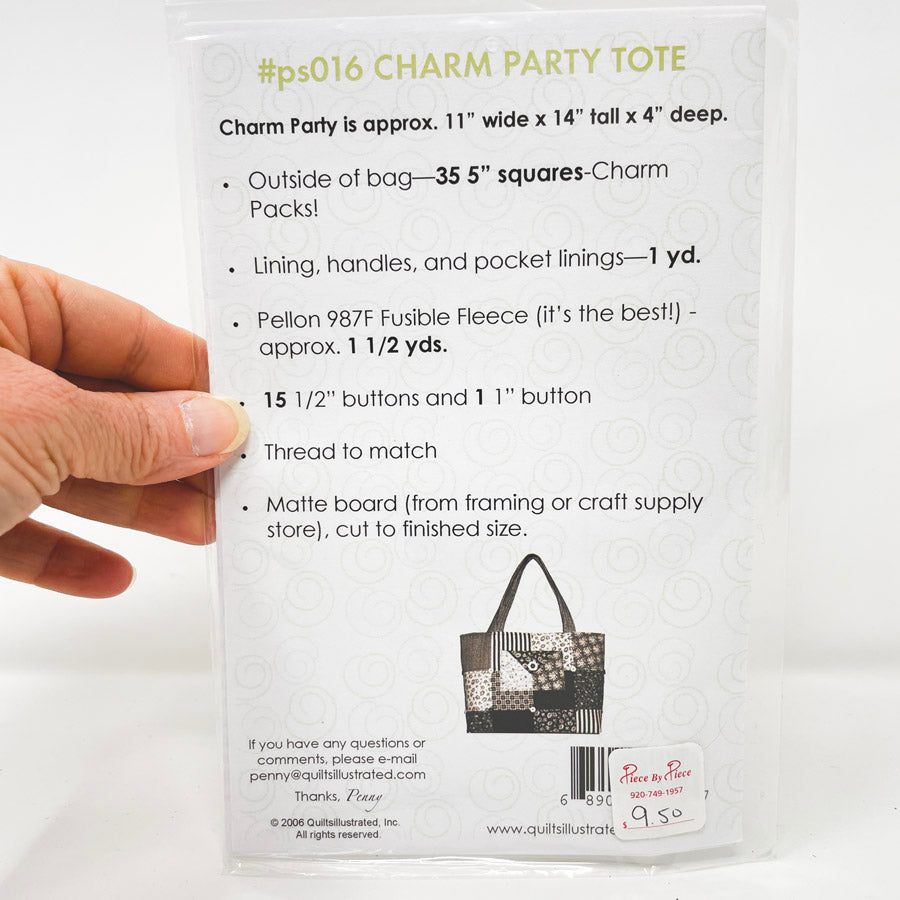 Charm Party Tote Sewing Pattern by Quilts Illustrated