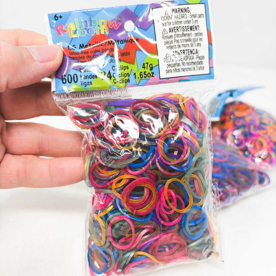 Multicolor Rainbow Loom Band Pack