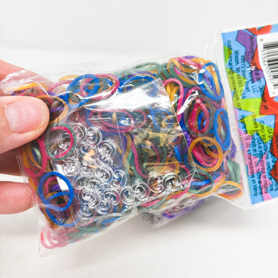 Multicolor Rainbow Loom Band Pack