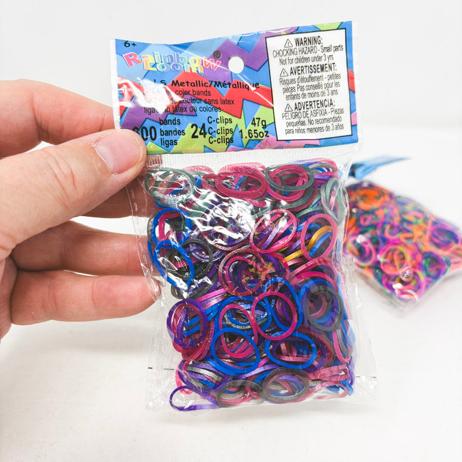 Multicolor Rainbow Loom Band Pack