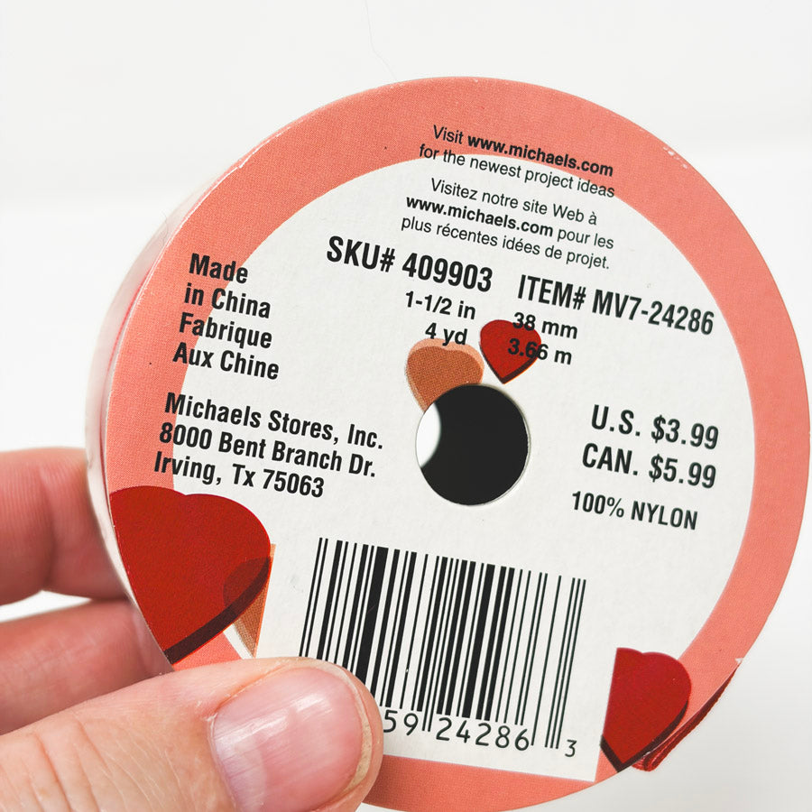 Made with Love Valentines Day Ribbon (1)