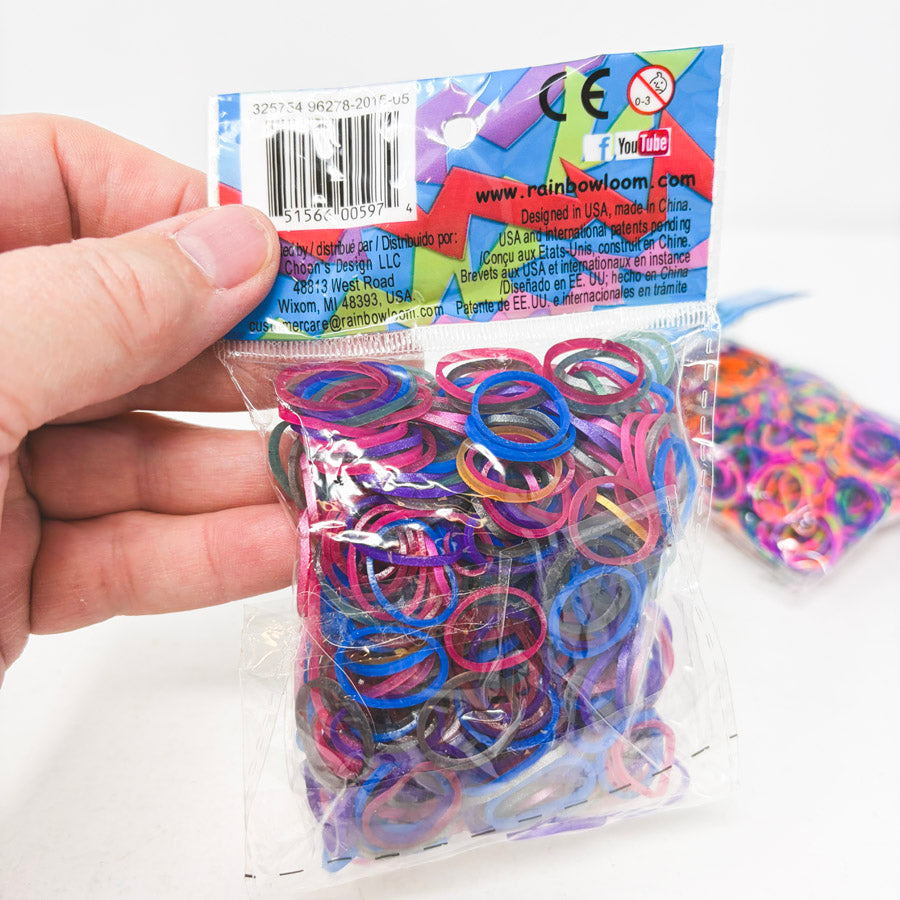 Multicolor Rainbow Loom Band Pack