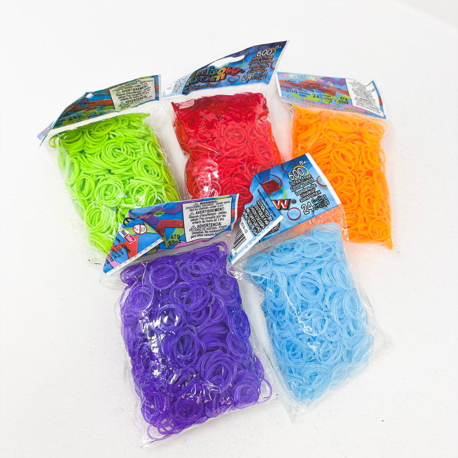 Solid Color Rainbow Loom Band Pack (Copy)