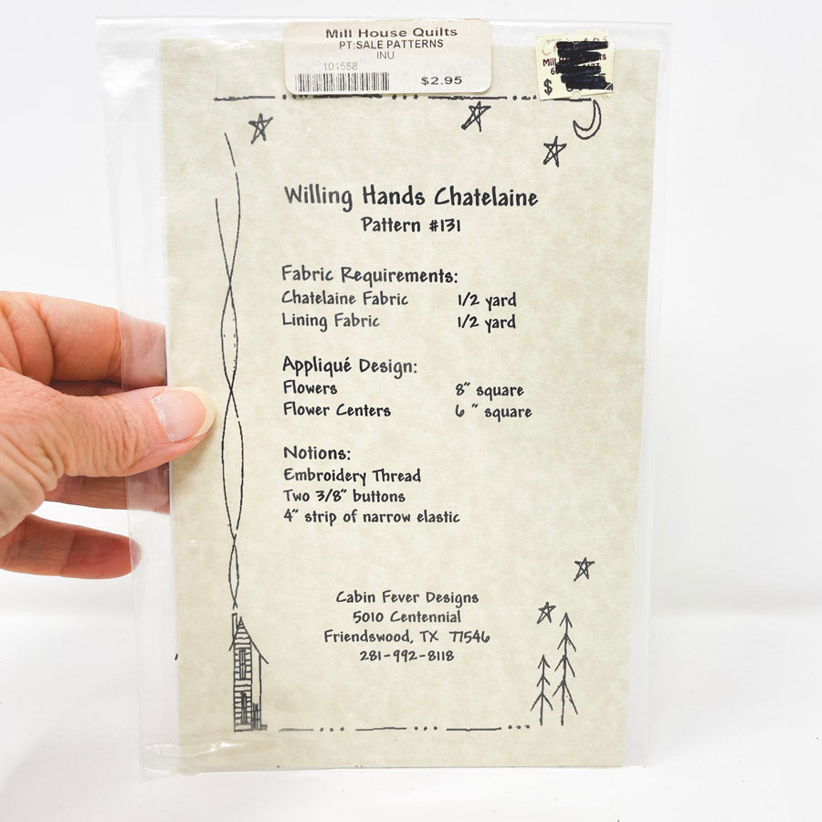 Willing Hands Chatelaine Sewing Pattern by Cabin Fever Designs