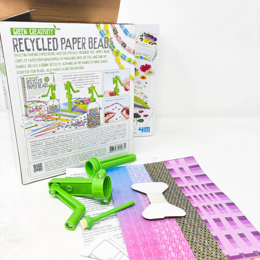 4M Green Creativity Recycled Paper Beads Kit