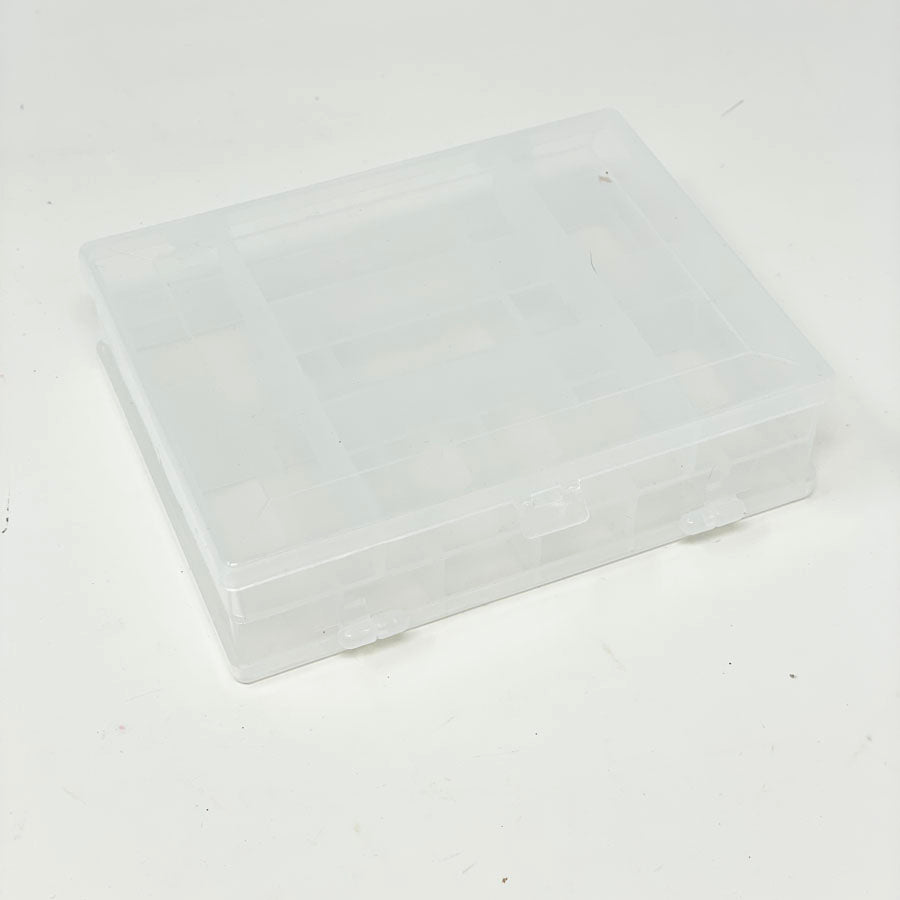 Small Clear Divided Storage Box