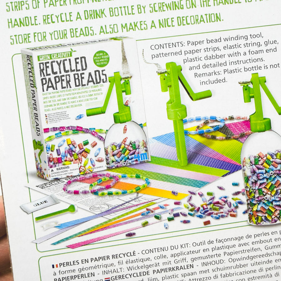 4M Green Creativity Recycled Paper Beads Kit