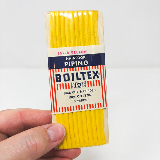 Boiltex Nainsook Piping - Yellow 157-A