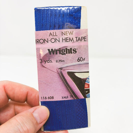 Wrights Iron-On Hem Tape - Blue/Yale 78