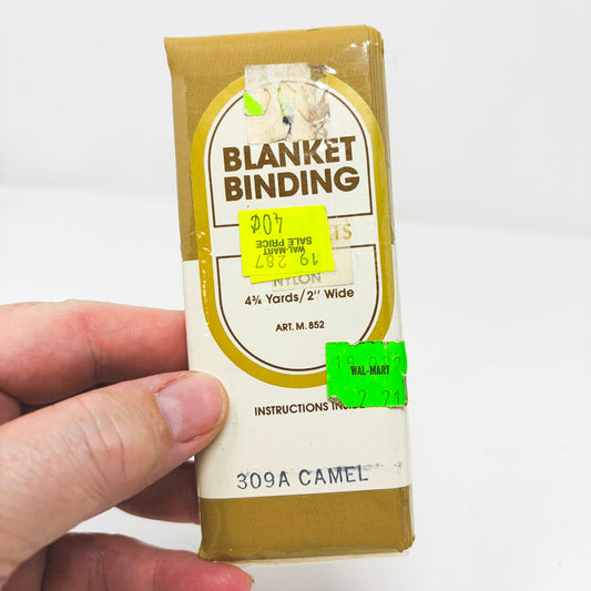 J.P. Coats 2" Wide Blanket Binding - Camel 309A