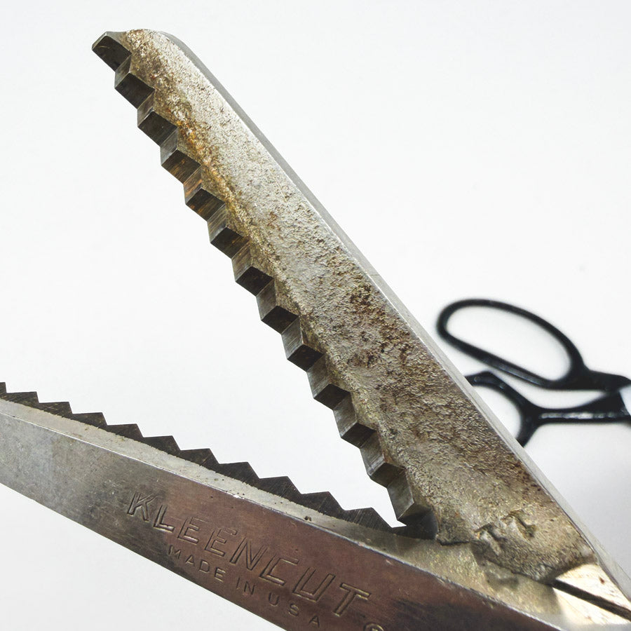 Dress or Pinking Black Handle Sewing Shears