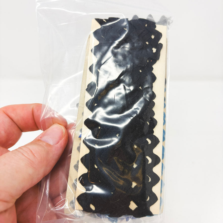 Blue Black Gray Rick Rack Bundle