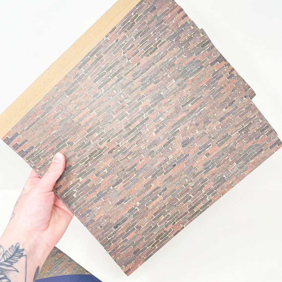 Self-Adhesive Decorative Wall Pattern for Miniatures