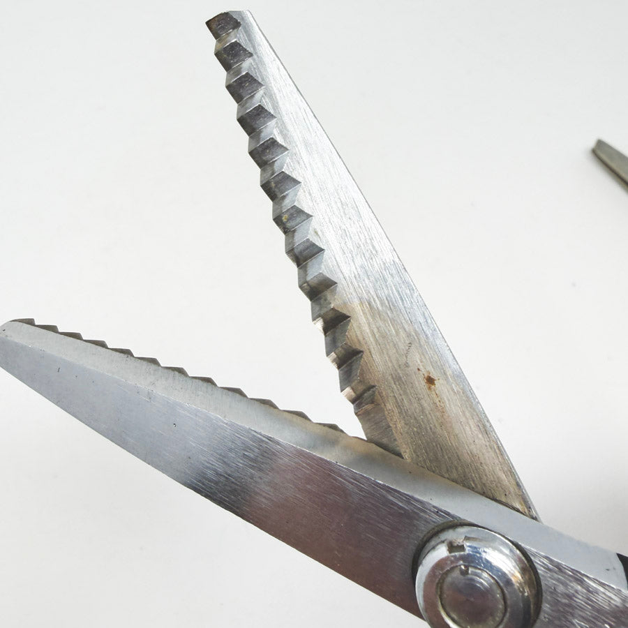 Dress or Pinking Black Handle Sewing Shears