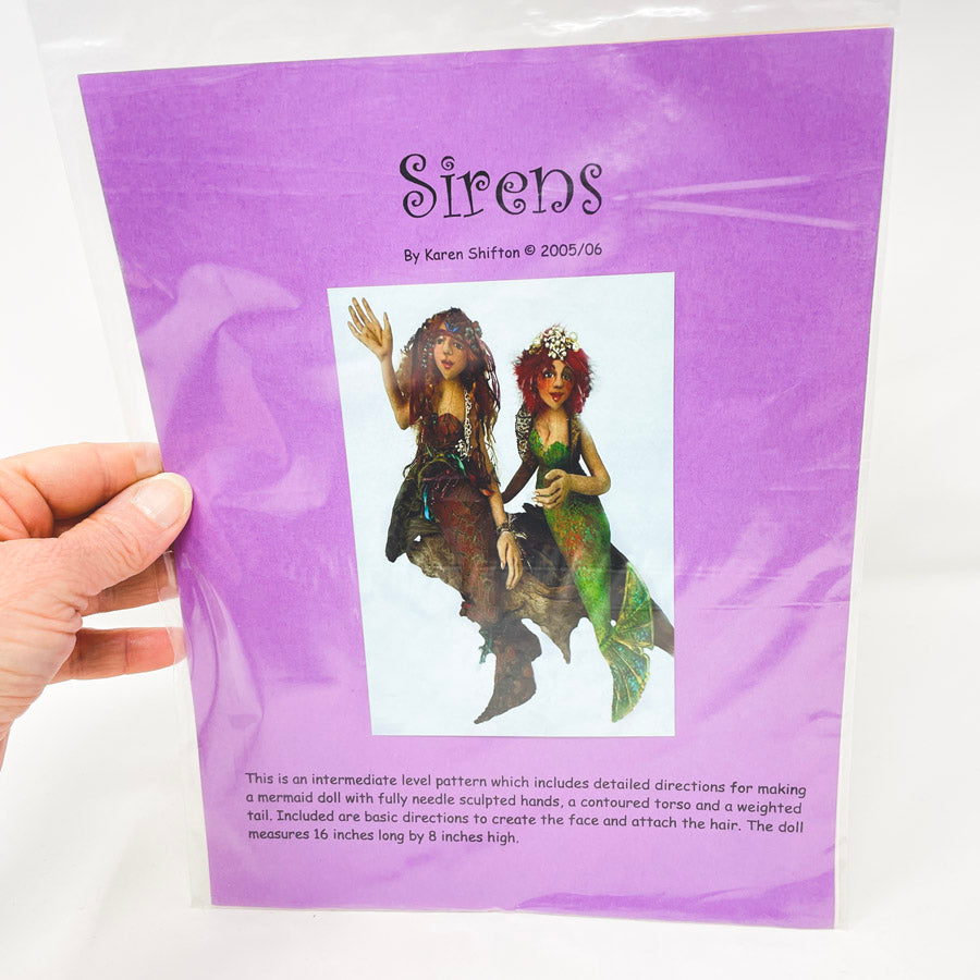 Sirens Fabric Doll Pattern by Karen Shifton