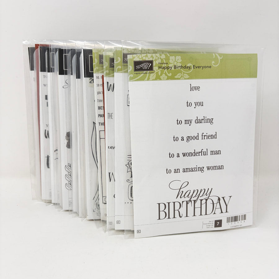 Stampin' Up Cling Stamp Set (1)
