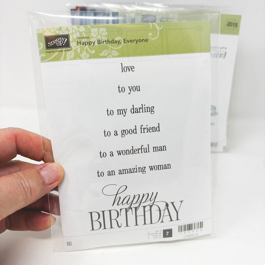 Stampin' Up Cling Stamp Set (1)