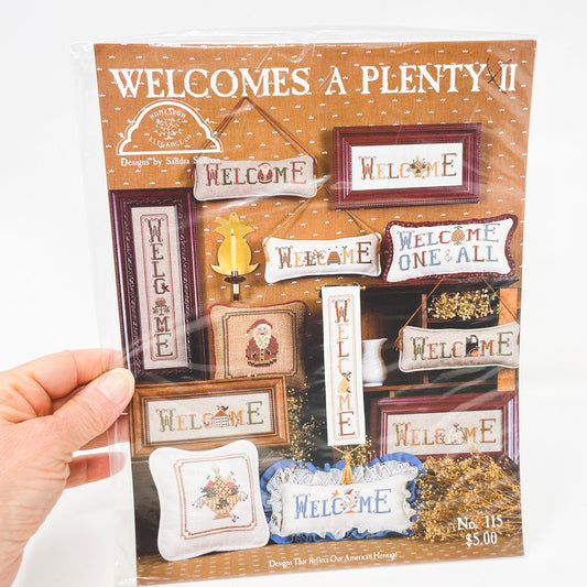 Welcomes a Plenty II – Homespun Elegance Cross Stitch Pattern Booklet