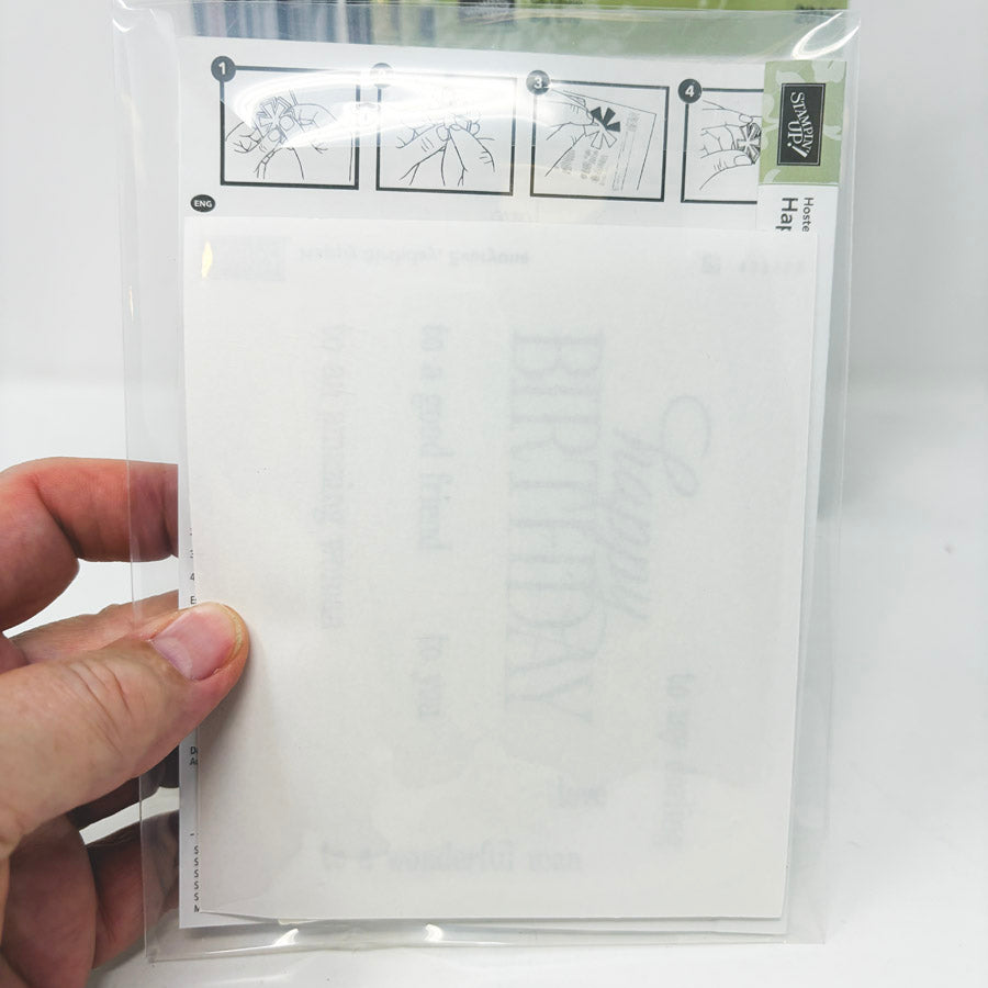Stampin' Up Cling Stamp Set (1)