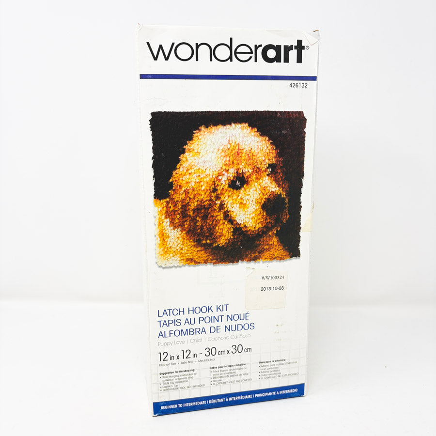 Wonderart Puppy Love Latch Hook Kit