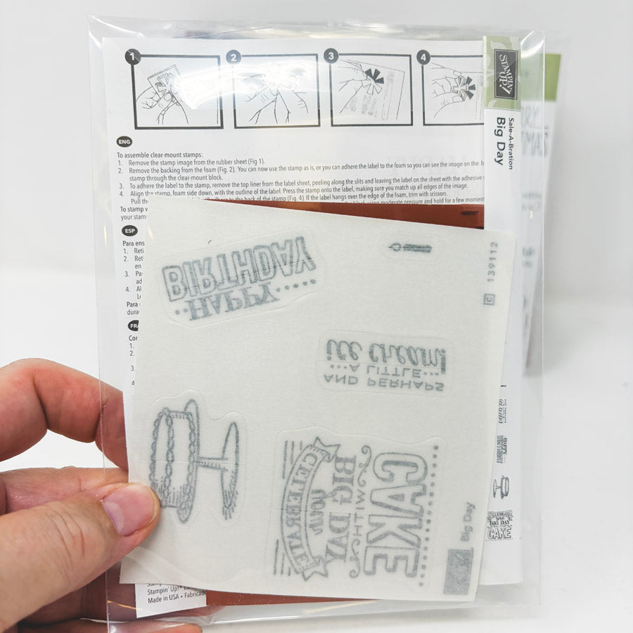 Stampin' Up Cling Stamp Set (1)