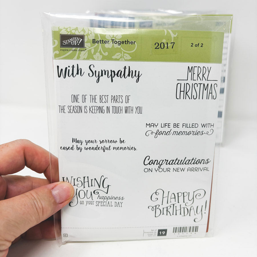 Stampin' Up Cling Stamp Set (1)
