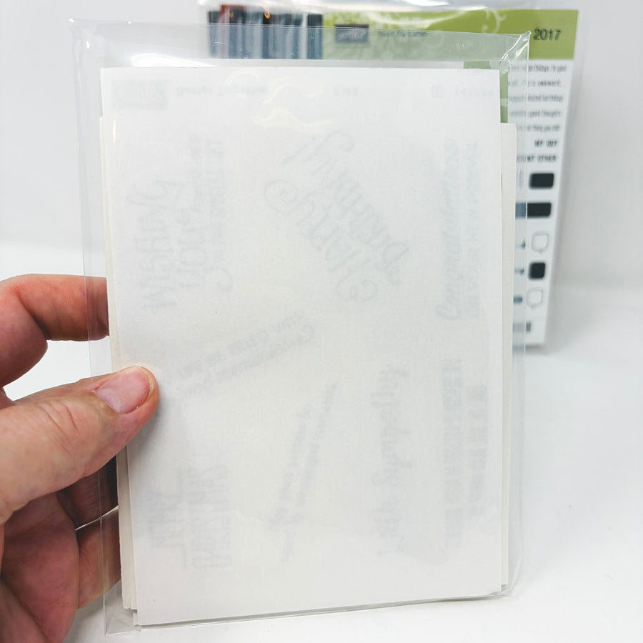 Stampin' Up Cling Stamp Set (1)