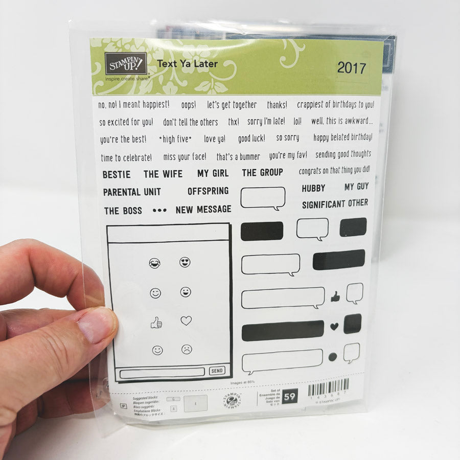 Stampin' Up Cling Stamp Set (1)