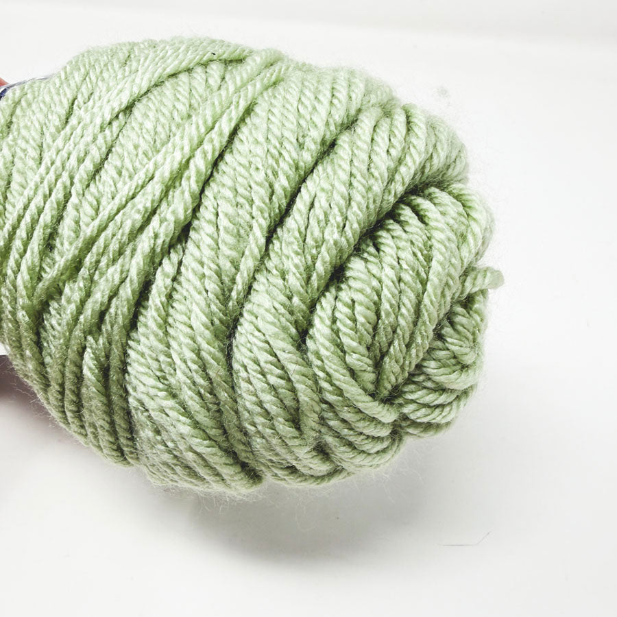 Red Heart Soft Lt Yellow Green Partial Skein