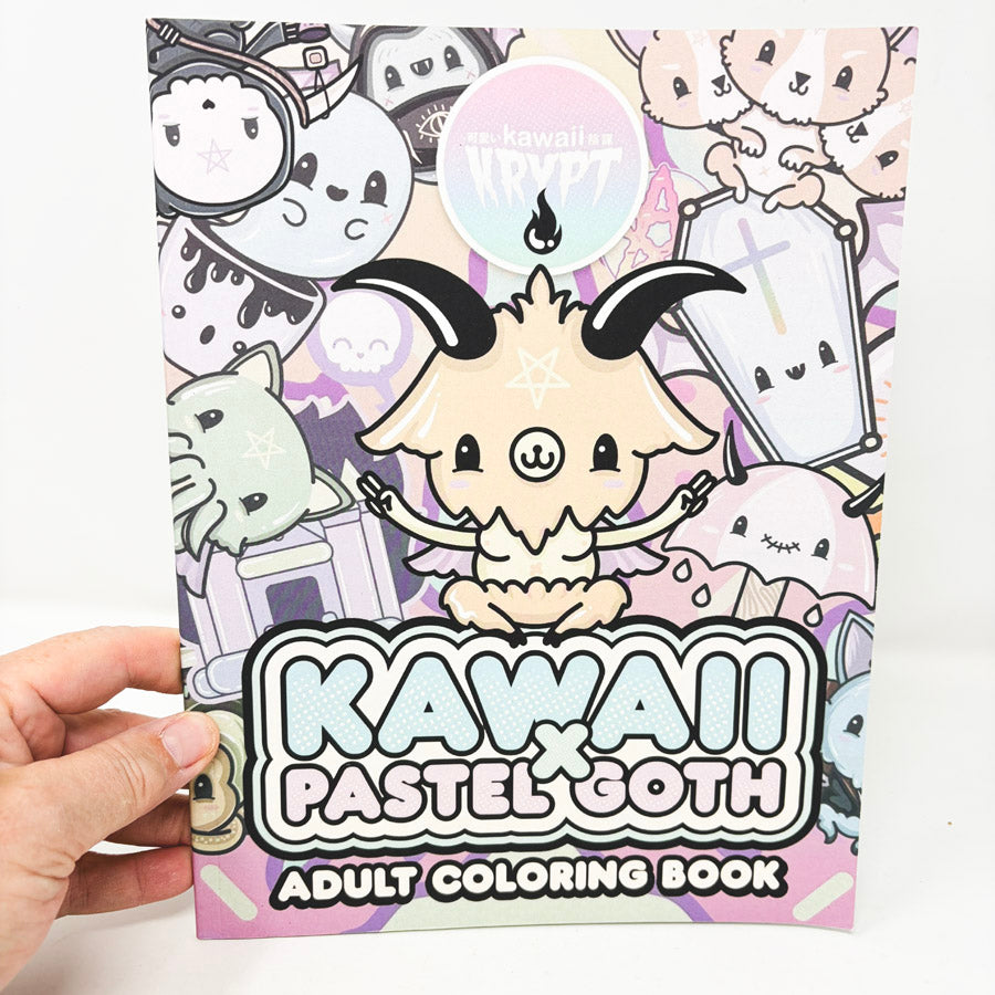 Pastel Goth Coloring Book